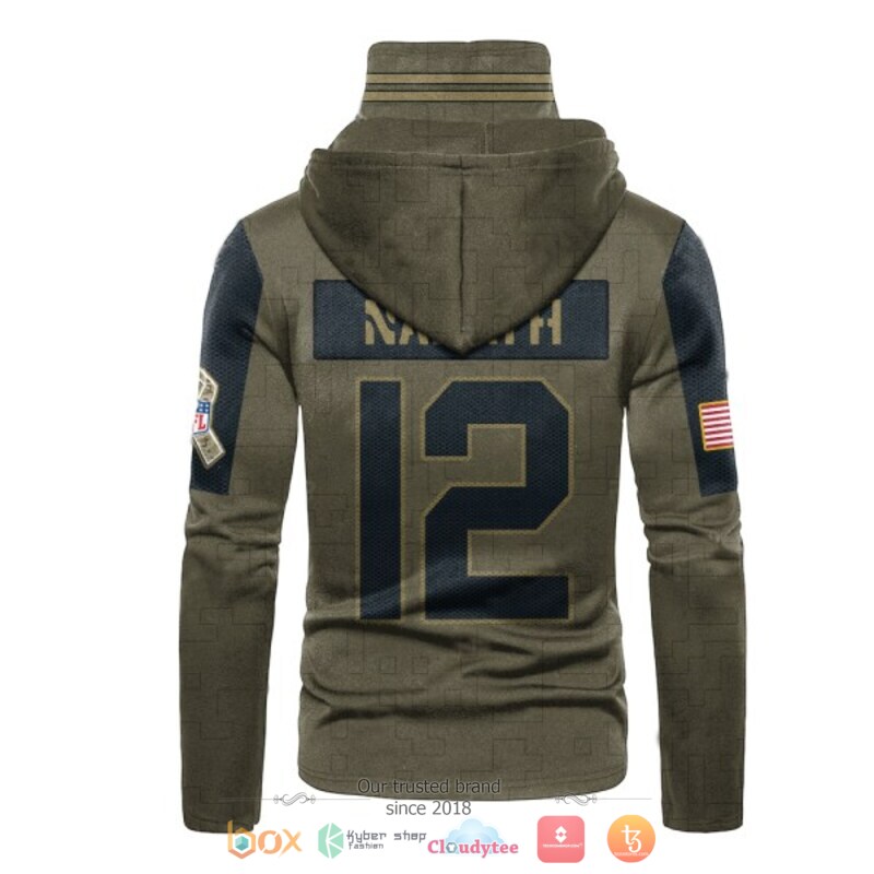 Joe Namath 12 New York Jets NFL hoodie mask 3 NFL Joe Namath 12 New York Jets hoodie mask 1 2