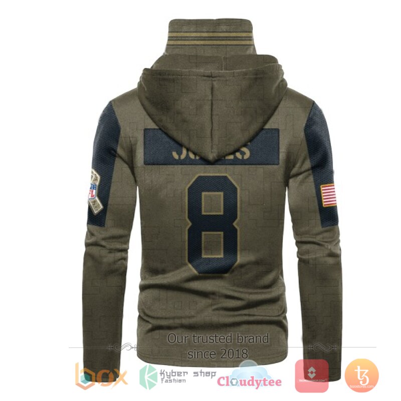 NFL Jones 8 New York Giants 3d hoodie mask 3 NFL Jones 8 New York Giants 3d hoodie mask 1 2