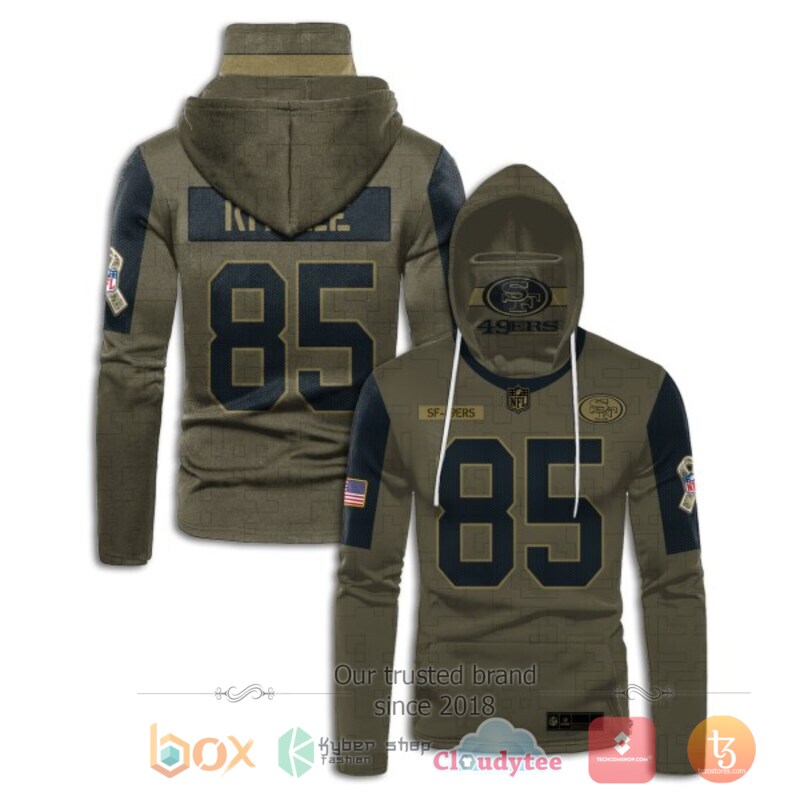 NFL Kittle 85 San Francisco 49ers 3d hoodie mask 6 NFL Kittle 85 San Francisco 49ers 3d hoodie mask