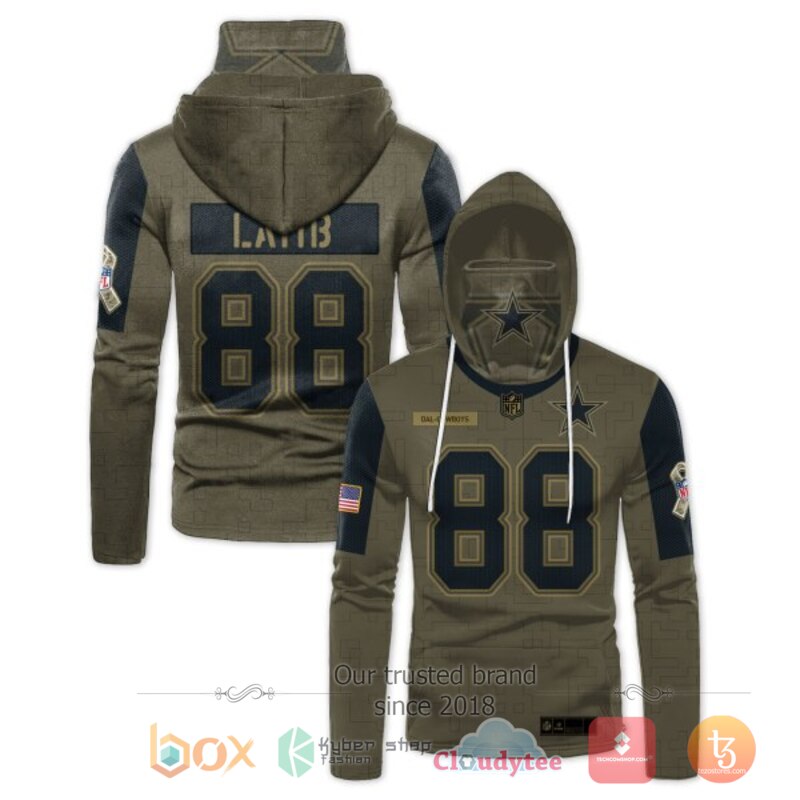 NFL Lamb 88 Dallas Cowboys 3d hoodie mask 7 NFL Lamb 88 Dallas Cowboys 3d hoodie mask