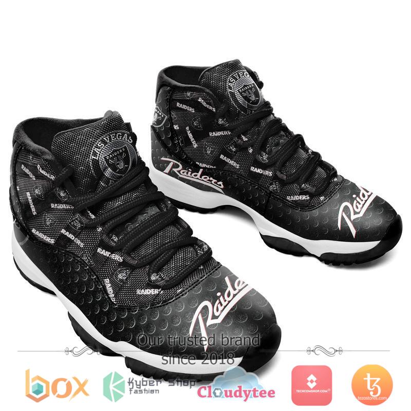 NFL Las Vegas Raiders Air Jordan 11 Sneaker Shoes 1 2 3