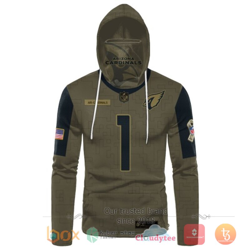 NFL Murray 1 Arizona Cardinals 3d hoodie mask 2 NFL Murray 1 Arizona Cardinals 3d hoodie mask 1