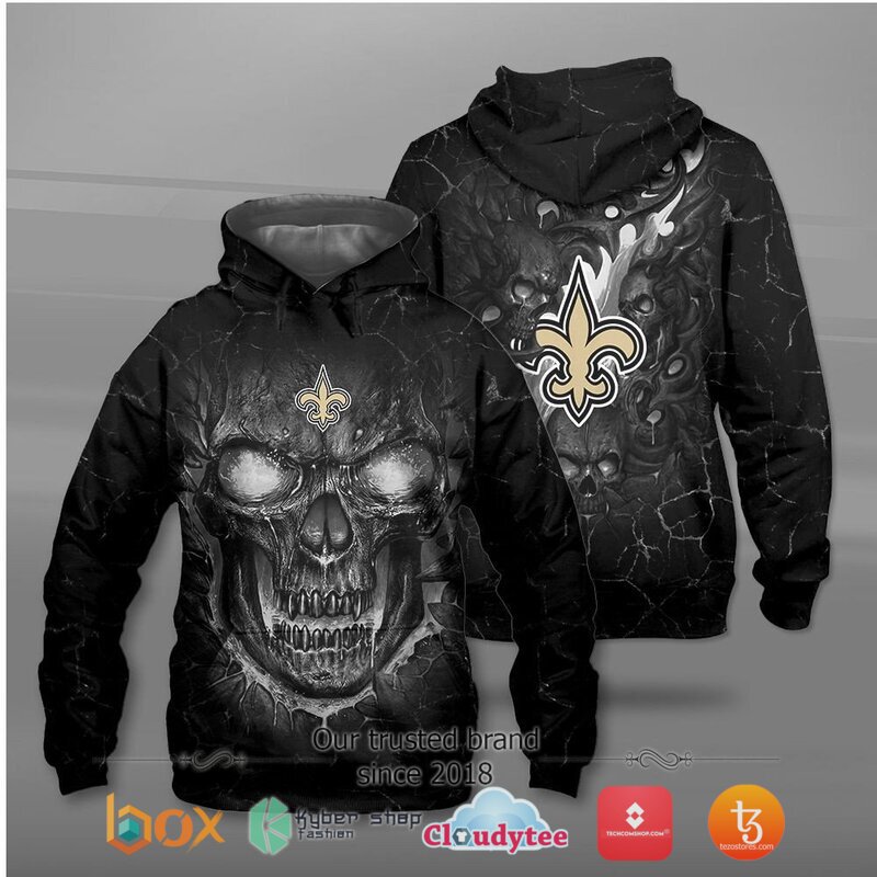 New Orleans Saints NFL Fire Skull Lava jersey shirt, hoodie 9 NFL New Orleans Saints Fire Skull Lava 3D shirt hoodie