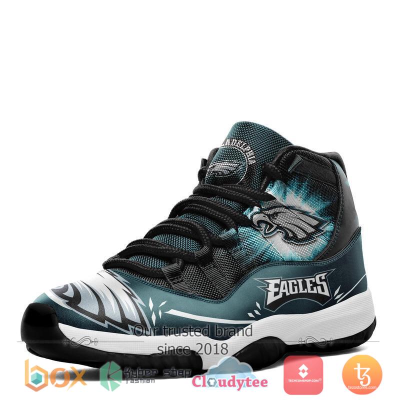 NFL Philadelphia Eagles Air Jordan 11 Sneaker Shoes 1 2 3 4 5