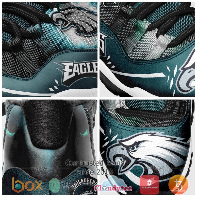 NFL Philadelphia Eagles Air Jordan 11 Sneaker Shoes 1 2 3 4 5 6 7 8
