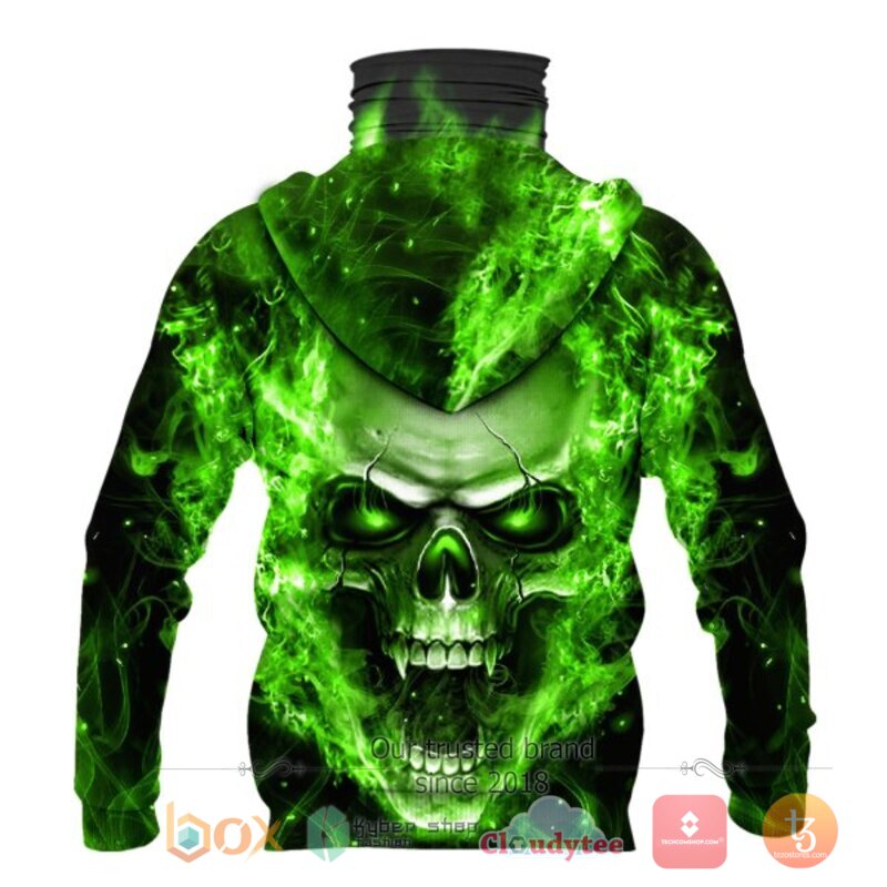 NFL Seattle Seahawks Flameskull 3d hoodie mask 3 NFL Seattle Seahawks Flameskull 3d hoodie mask 1 2