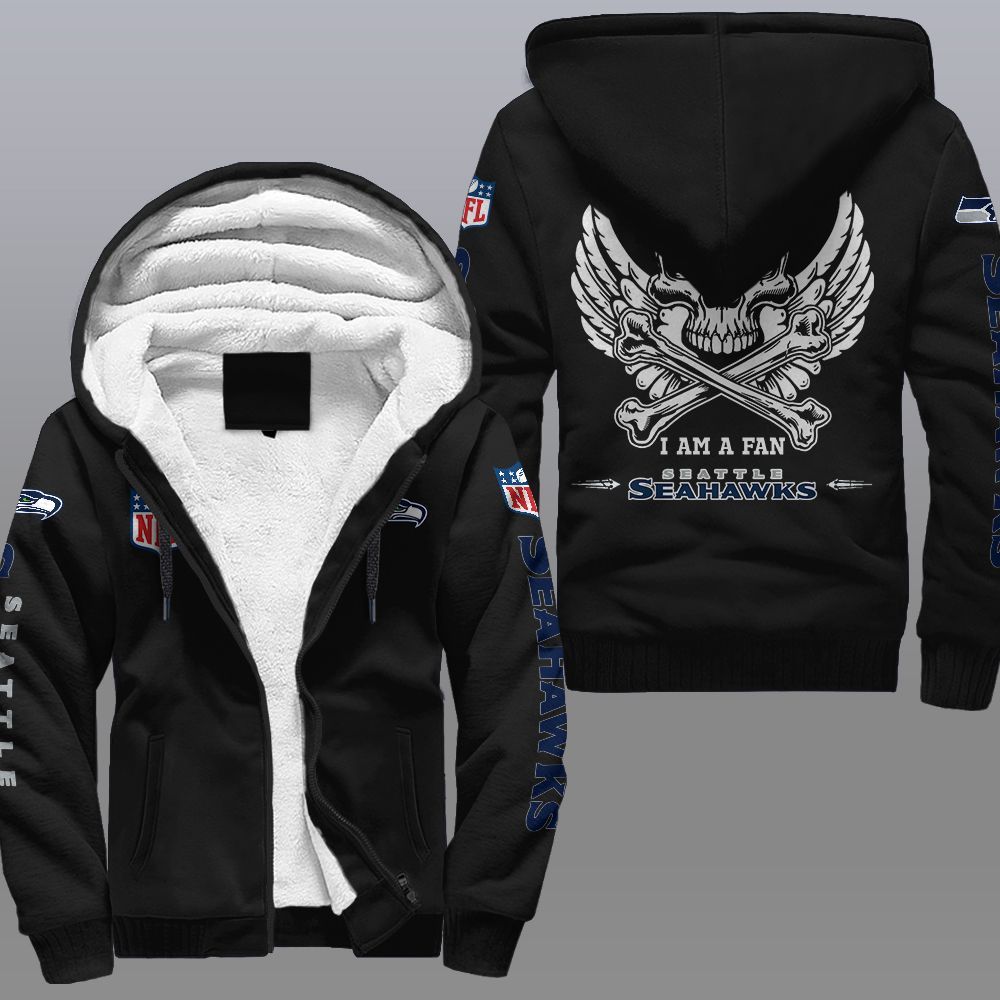 NFL Seattle Seahawks Wings Skull Fleece hoodie 1 NFL Seattle Seahawks Wings Skull Fleece hoodie