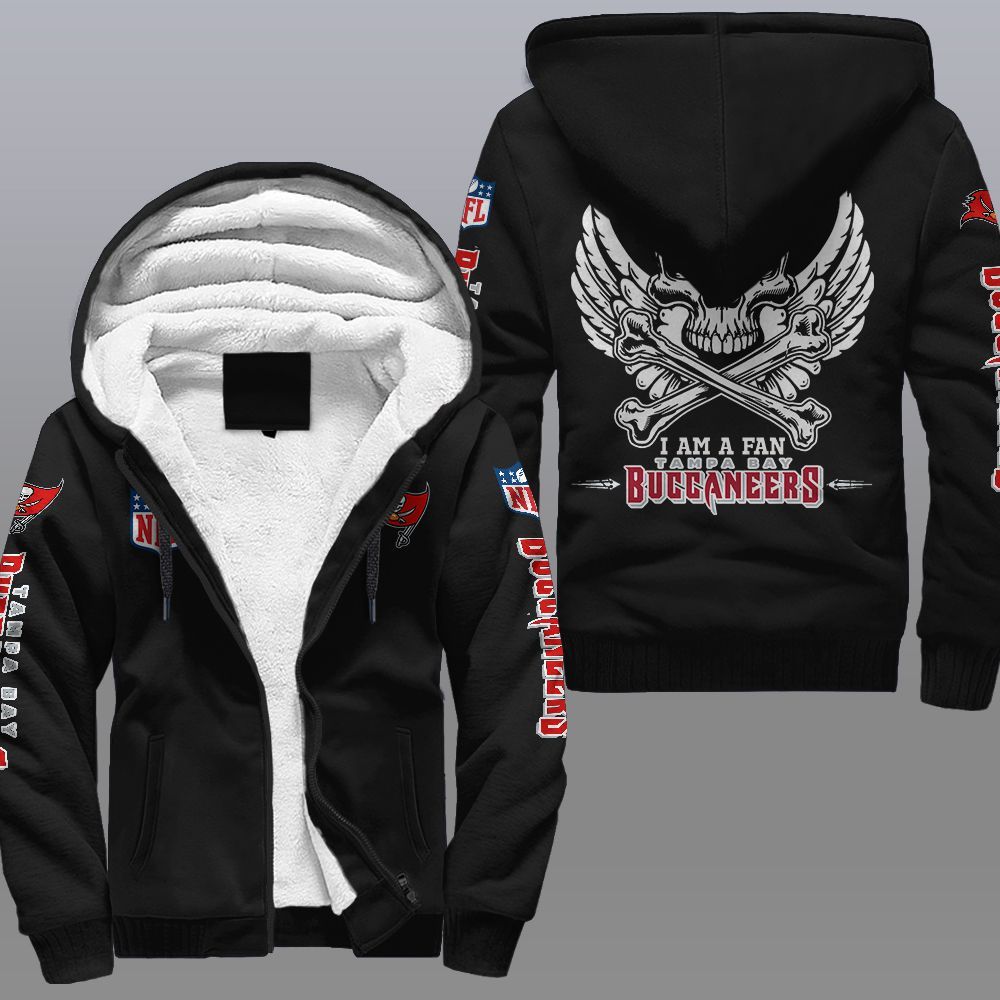 NFL Tampa Bay Buccaneers Wings Skull Fleece hoodie 8 NFL Tampa Bay Buccaneers Wings Skull Fleece hoodie