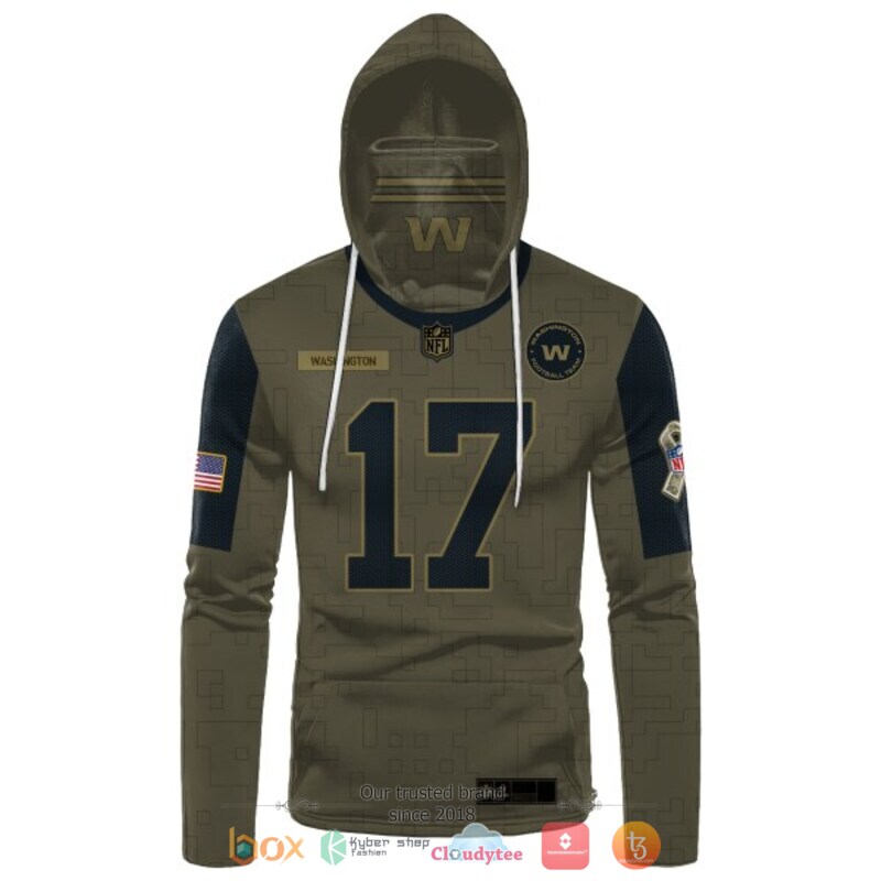 Terry McLaurin 17 Washington Football Team NFL hoodie mask 2 NFL Terry McLaurin 17 Washington Football Team hoodie mask 1