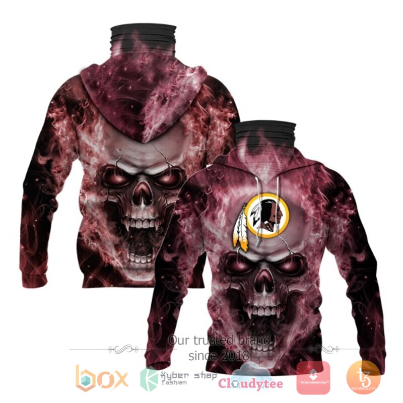NHL Chicago Blackhawks Flameskull 3d hoodie mask