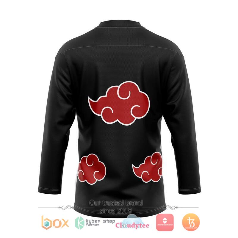 Naruto Akatsuki Hockey Jersey 2 Naruto Akatsuki Hockey Jersey 1