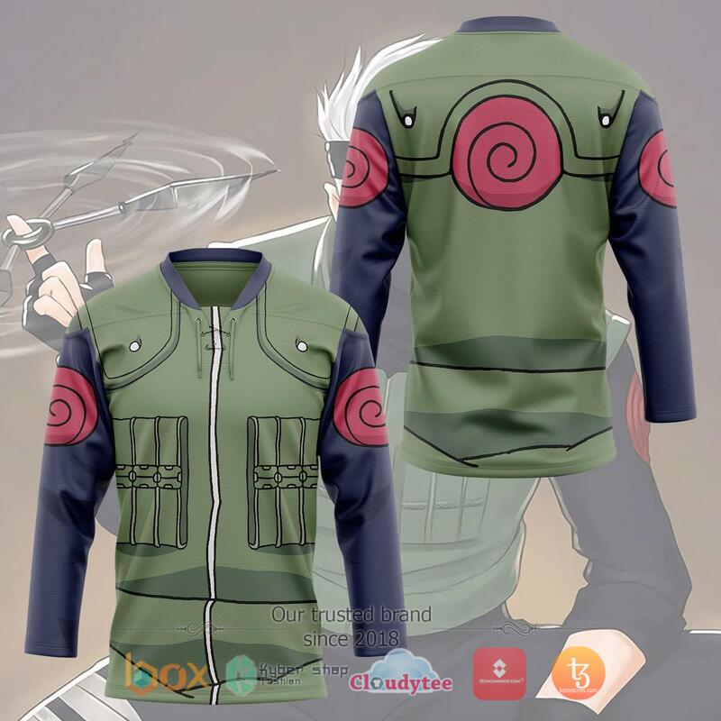 Naruto Kakashi Hatake Hockey Jersey 3 Naruto Kakashi Hatake Hockey Jersey 1 2