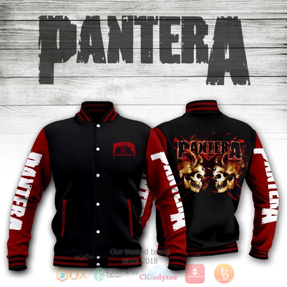 Pantera Band Skull Basketball Jacket