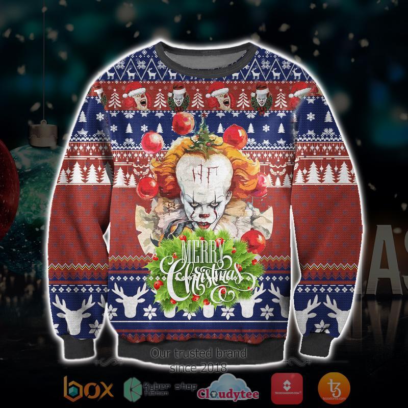 Pennywise IT Merry Christmas Sweater