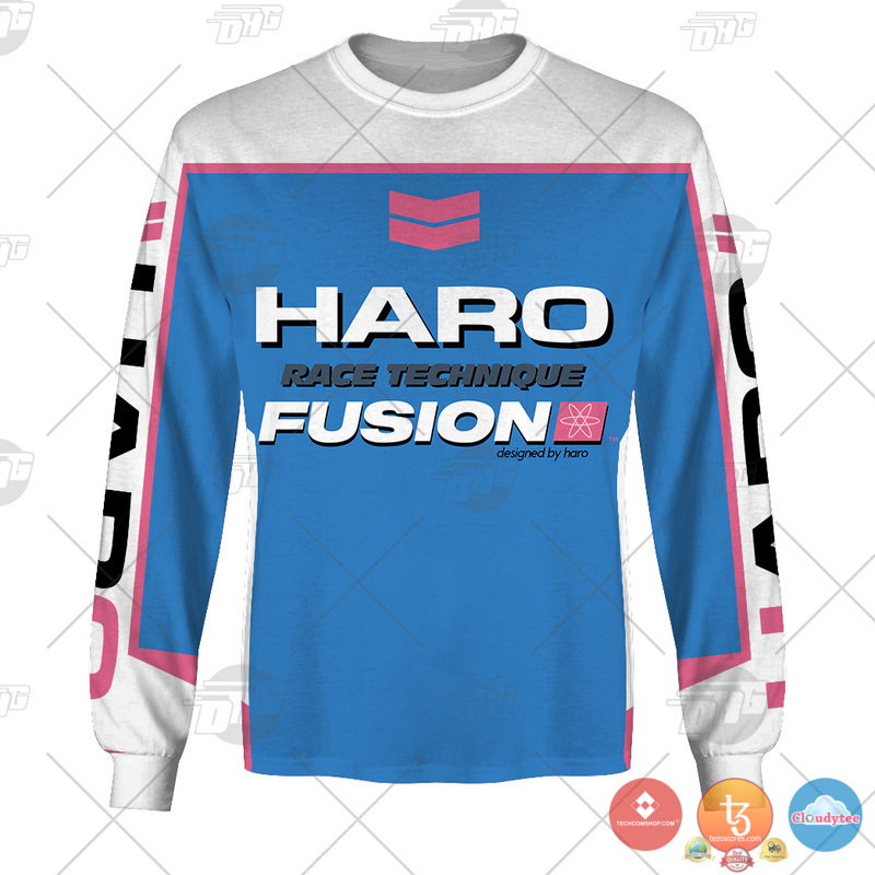 Personalized Haro BMX Racing Blue custom jersey shirt, hoodie 4 Personalize Haro BMX Racing Blue 3d shirt hoodie 1 2 3