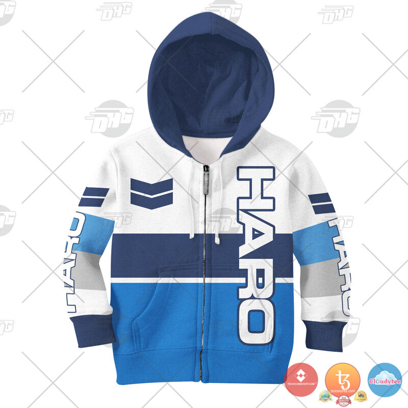 Personalized Haro Racing BMX Blue custom jersey shirt, hoodie 4 Personalize Haro Racing BMX Blue 3d shirt hoodie 1 2 3