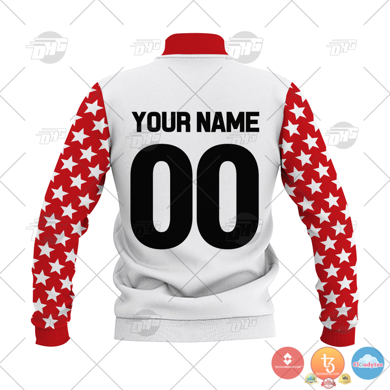 Personalized Hutch Factory Racing Team BMX custom Baseball Jacket 3 Personalize Hutch Factory Racing Team 1981 BMX Baseball Jacket 1 2