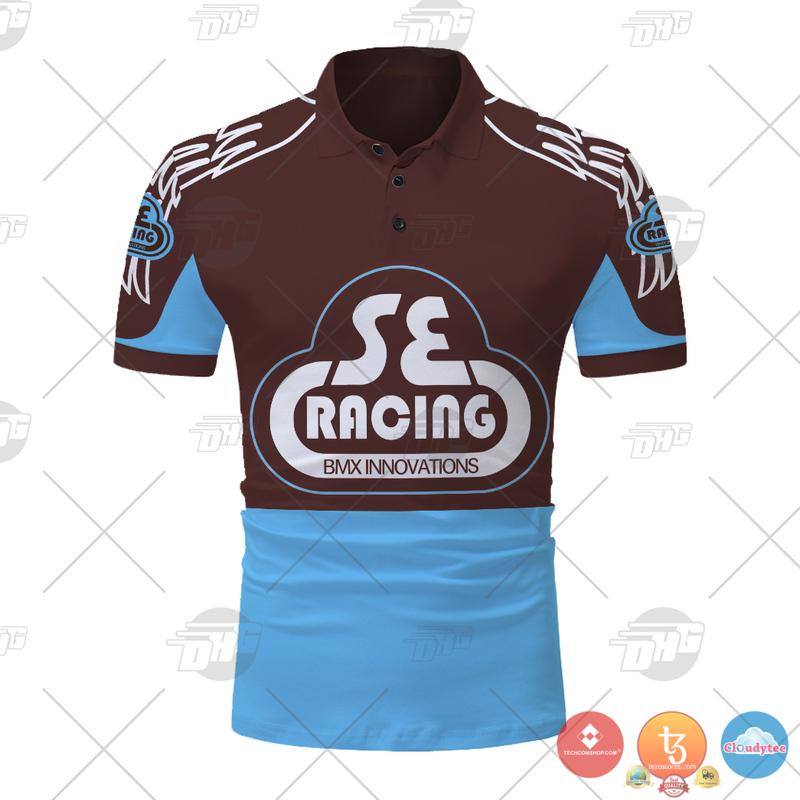 Personalized SE Racing BMX Innovations custom Polo shirt 2 Personalize SE Racing BMX Innovations Polo Shirt 1