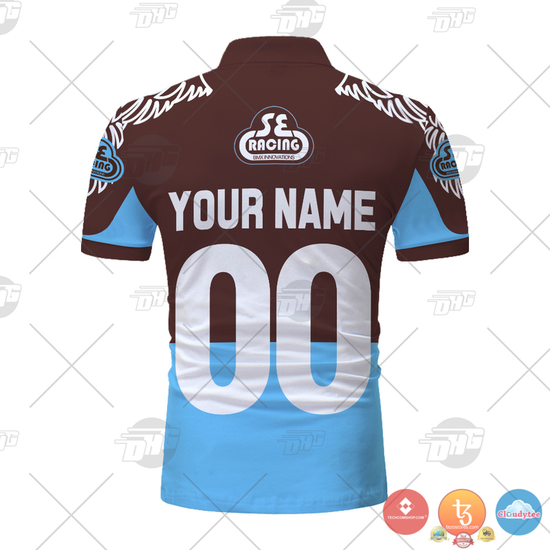Personalized SE Racing BMX Innovations custom Polo shirt 3 Personalize SE Racing BMX Innovations Polo Shirt 1 2
