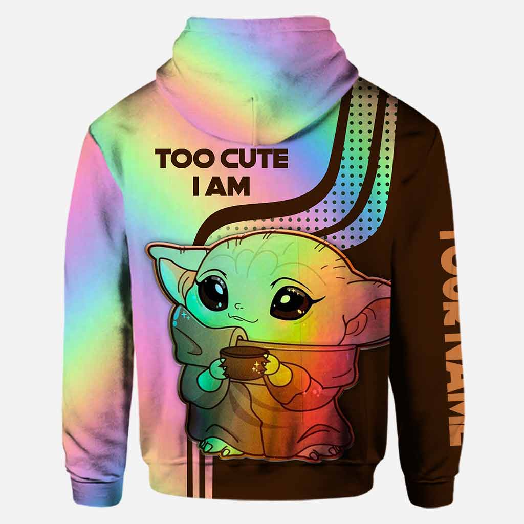Personalized Baby Yoda Too Cute I Am hoodie, legging 6 Personalized Baby Yoda Too Cute I Am hoodie legging 5