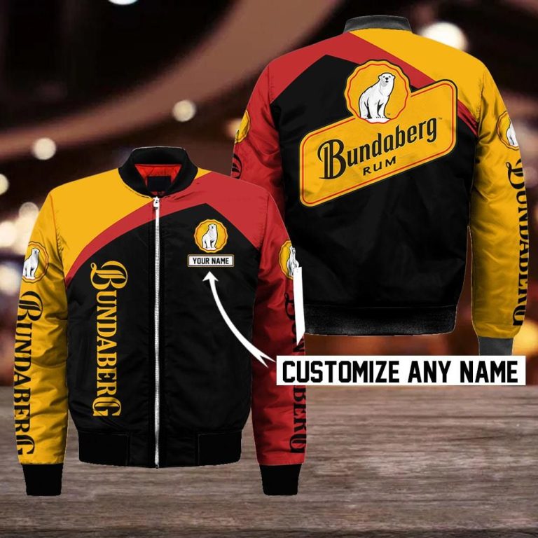 Personalized Bundaberg Brewed Drinks bomber jacket