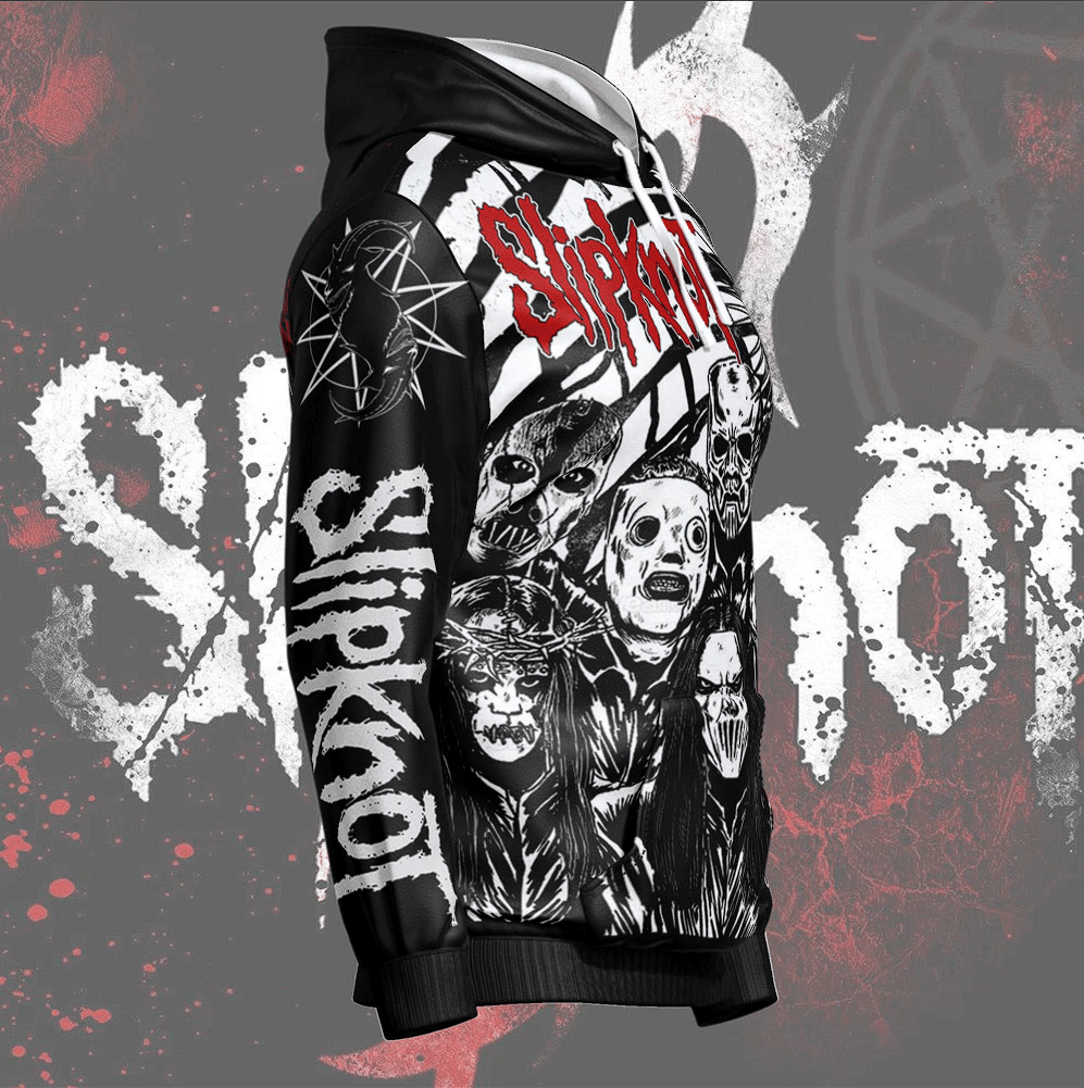 Personalized SlipKnot 3d hoodie 4 Personalized SlipKnot 3d hoodie 3