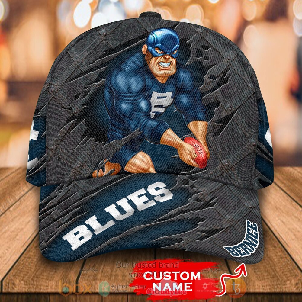 Personalized AFL Carlton Blues Cap