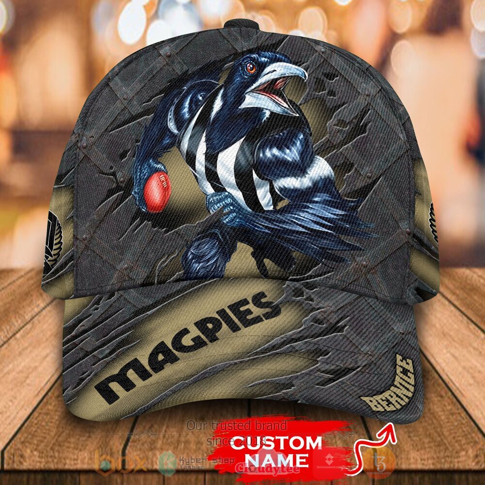 Personalized AFL Collingwood Magpies Cap
