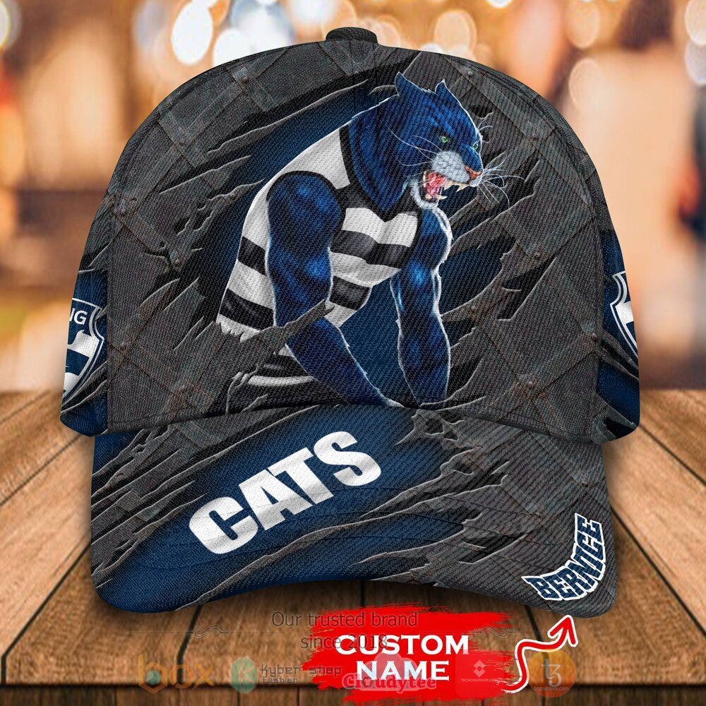 Personalized AFL Geelong Cats Cap