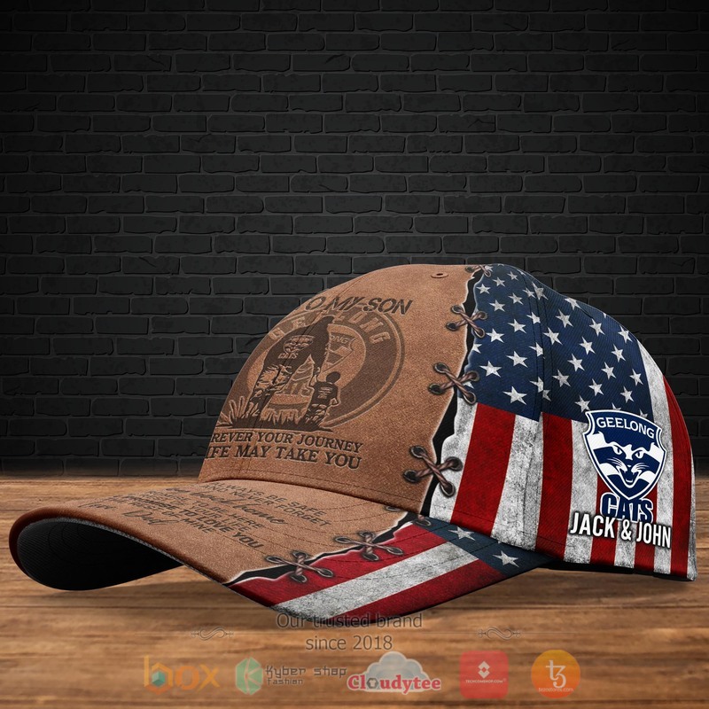 Personalized AFL Geelong Cats Sport Cap 1