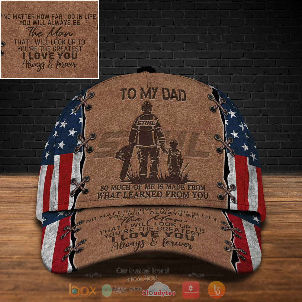 Personalized Arborist Stihl Hat To My Dad Custom Cap 1 2 3 4 5 6 7