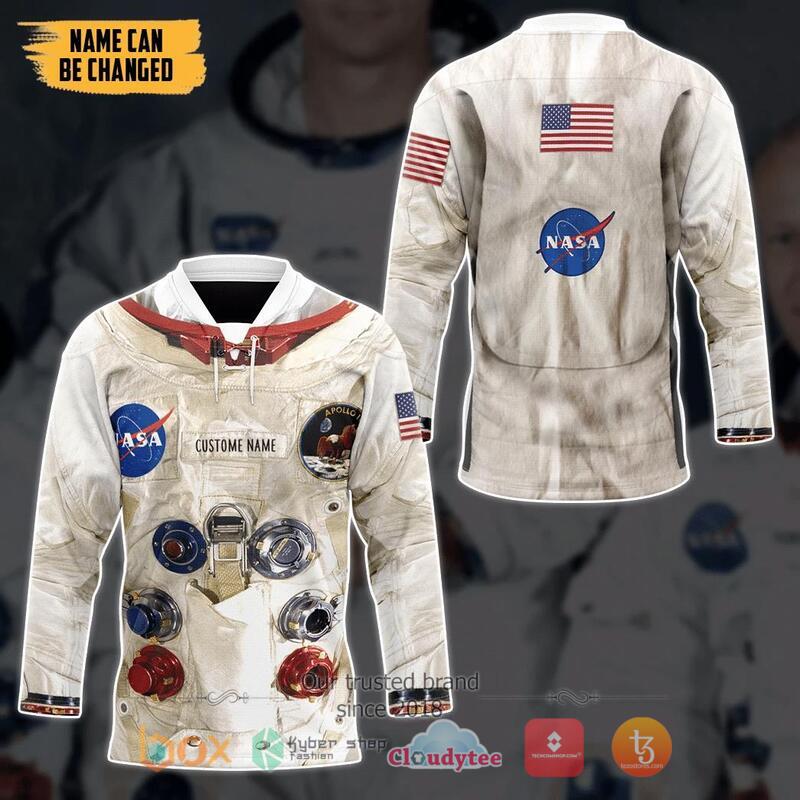 Personalized Armstrong Spacesuit Hockey Jersey 3 Personalized Armstrong Spacesuit Hockey Jersey 1 2