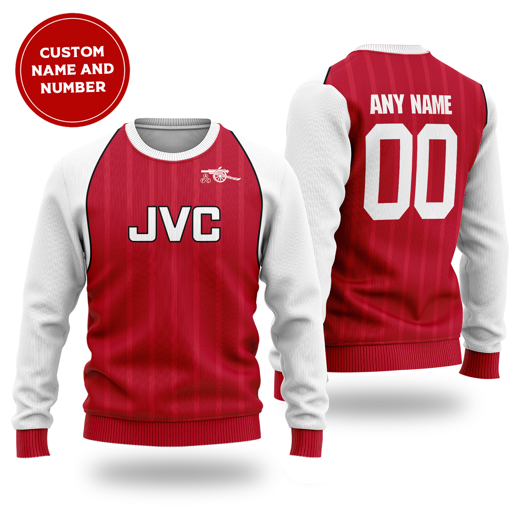 Personalized Arsenal Fc Red Christmas Sweater