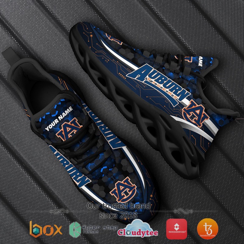 Personalized Auburn Tigers Football Team Clunky Max Soul Shoes