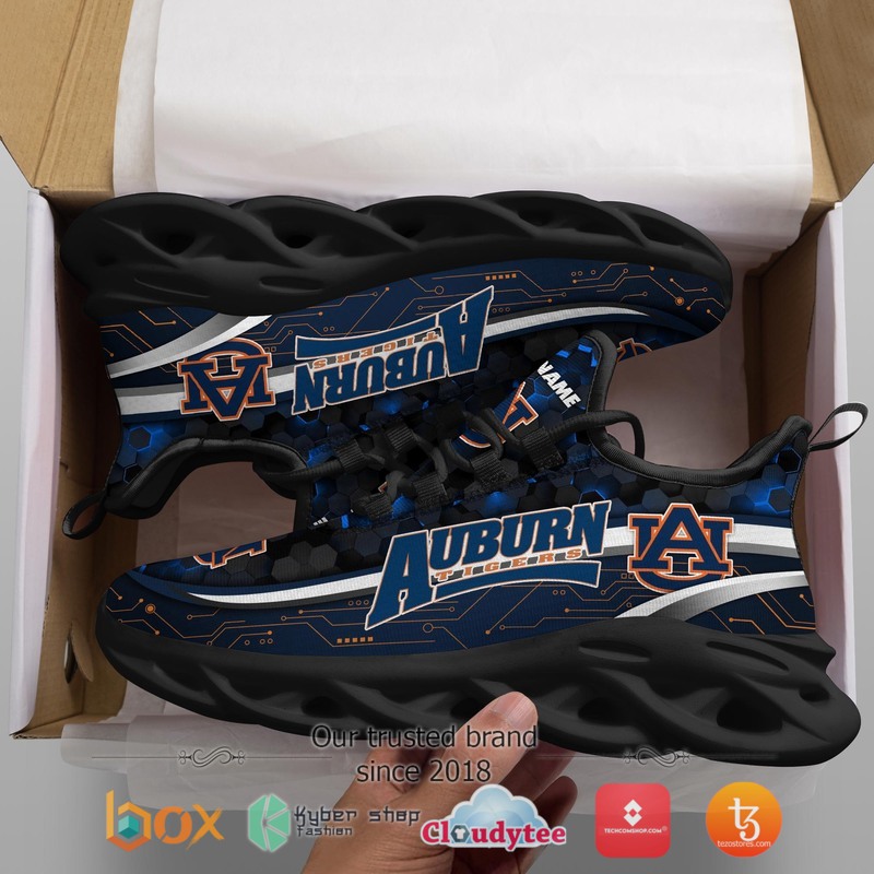 Auburn Tigers Football Team Personalized Clunky Max Soul Sneaker 2 Personalized Auburn Tigers Football Team Clunky Max Soul Shoes 1