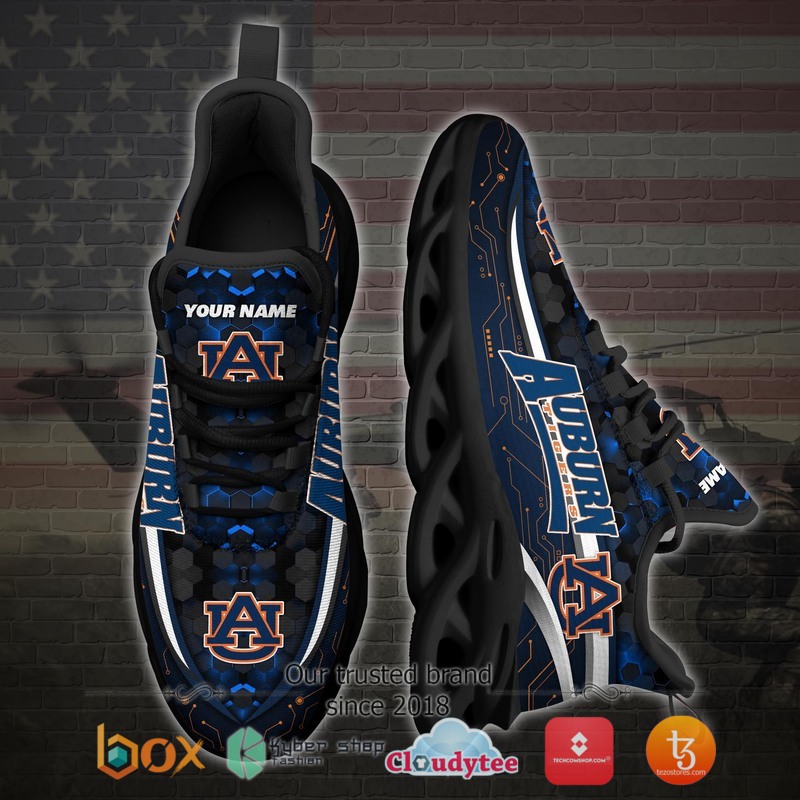 Auburn Tigers Football Team Personalized Clunky Max Soul Sneaker 3 Personalized Auburn Tigers Football Team Clunky Max Soul Shoes 1 2
