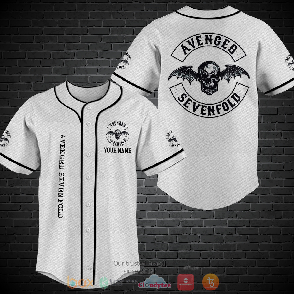 Personalized Avenged Sevenfold custom baseball jersey shirt 7 Personalized Avenged Sevenfold custom baseball jersey