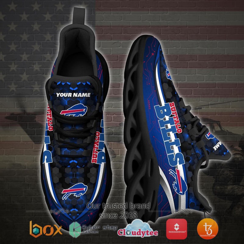 Buffalo Bills Football Team Personalized Clunky Max Soul Sneaker 3 Personalized Buffalo Bills Football Team Clunky Max Soul Shoes 1 2