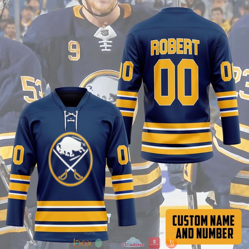 Personalized NHL Buffalo Sabres custom hockey jersey 3 Personalized Buffalo Sabres NHL custom hockey jersey 1 2