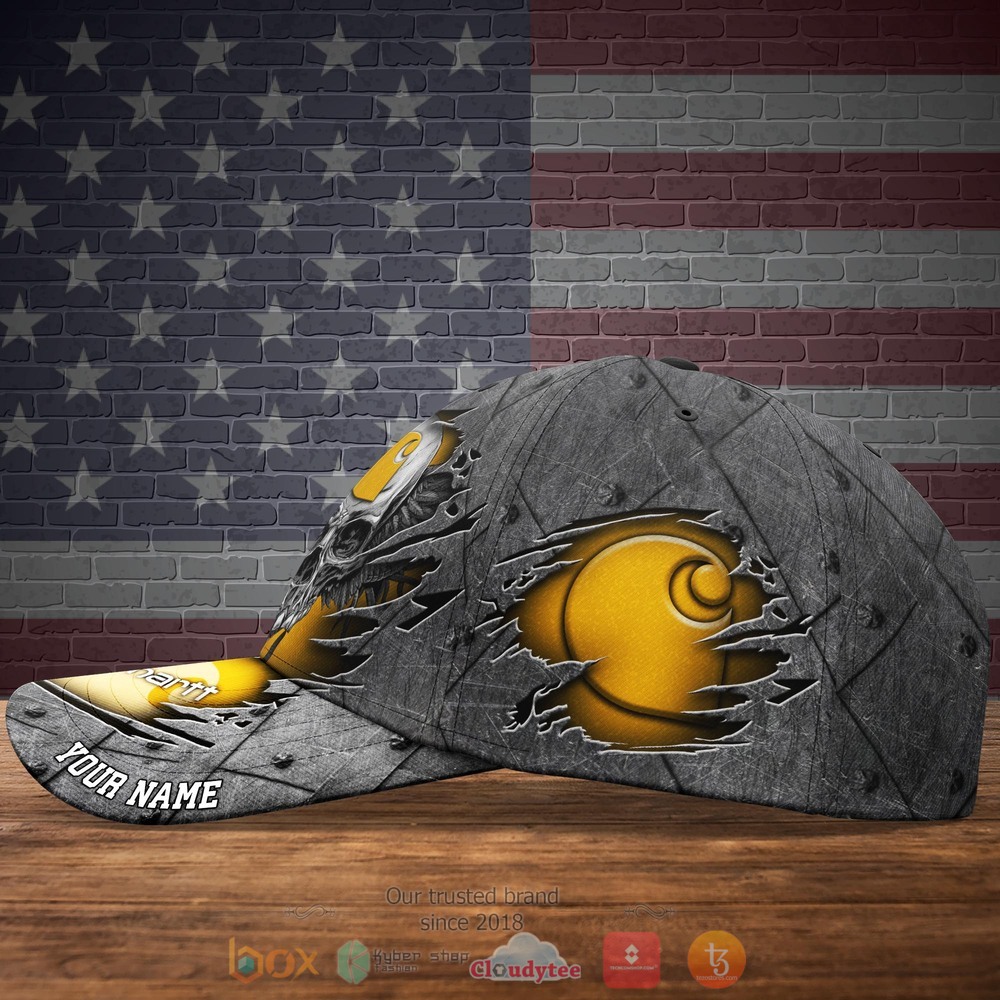Personalized Skull Wings Carhartt Custom hat Cap 5 Personalized Carhartt Skull Wings Custom Cap 1 2 3 4