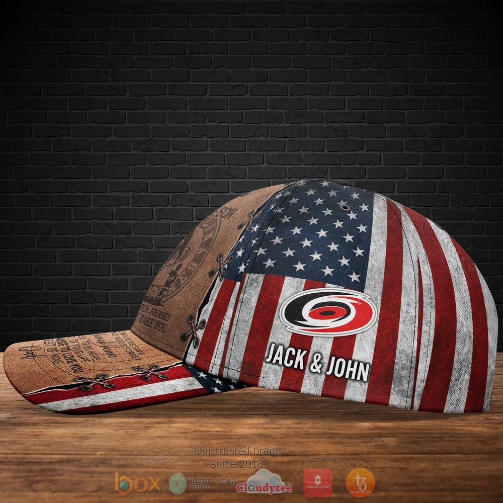 Personalized To My Son Carolina Hurricanes NHL Custom hat Cap 3 Personalized Carolina Hurricanes NHL To My Son Custom Cap 1 2