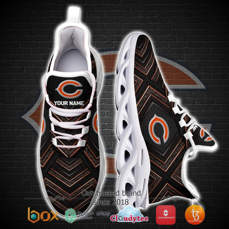 Chicago Bears Personalized Custom Clunky max soul Sneaker 4 Personalized Chicago Bears Custom Clunky max soul shoes 1 2 3