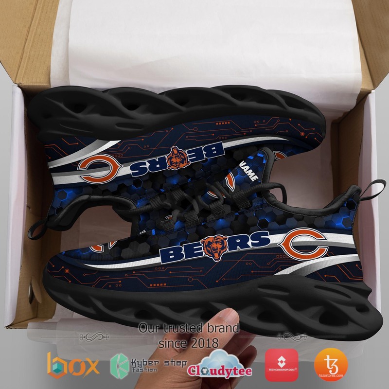 Chicago Bears Football Team Personalized Clunky Max Soul Sneaker 2 Personalized Chicago Bears Football Team Clunky Max Soul Shoes 1