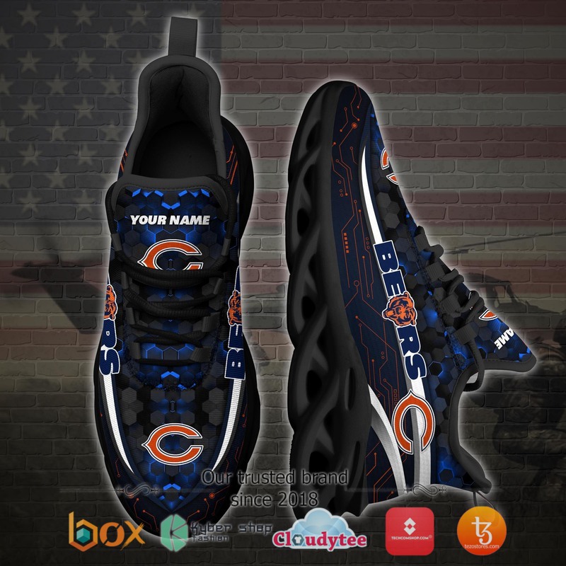 Chicago Bears Football Team Personalized Clunky Max Soul Sneaker 3 Personalized Chicago Bears Football Team Clunky Max Soul Shoes 1 2