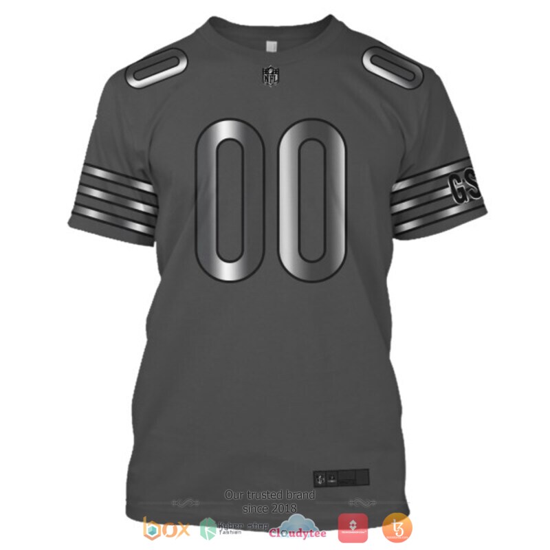 Chicago Bears NFL dark grey Personalized custom jersey shirt, hoodie 7 Personalized Chicago Bears NFL dark grey custom 3d shirt hoodie 1 2 3 4 5 6