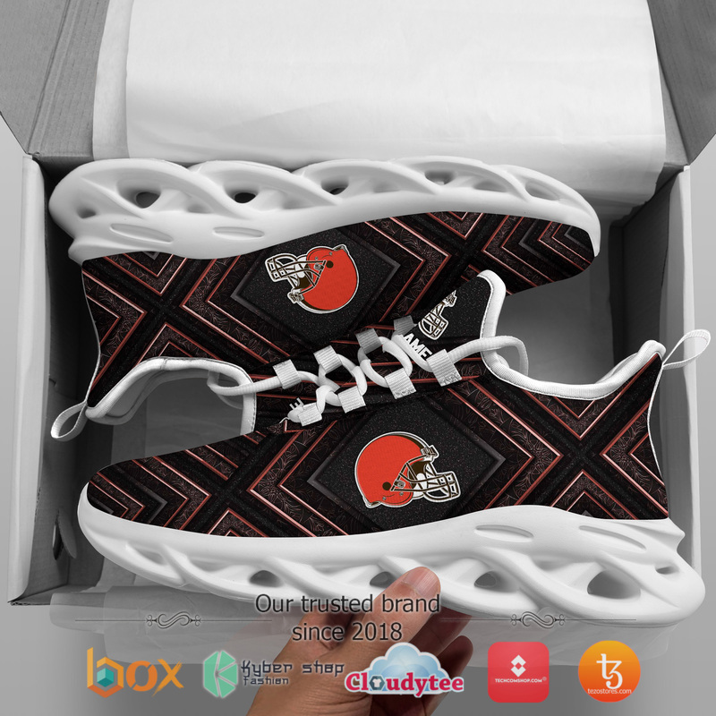 Personalized Cleveland Browns Custom Clunky max soul shoes