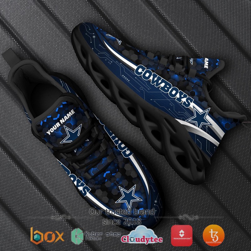 Dallas Cowboys Football Team Personalized Clunky Max Soul Sneaker 8 Personalized Dallas Cowboys Football Team Clunky Max Soul Shoes