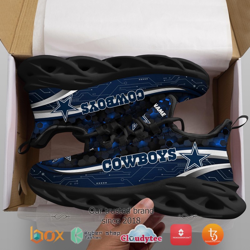 Dallas Cowboys Football Team Personalized Clunky Max Soul Sneaker 2 Personalized Dallas Cowboys Football Team Clunky Max Soul Shoes 1