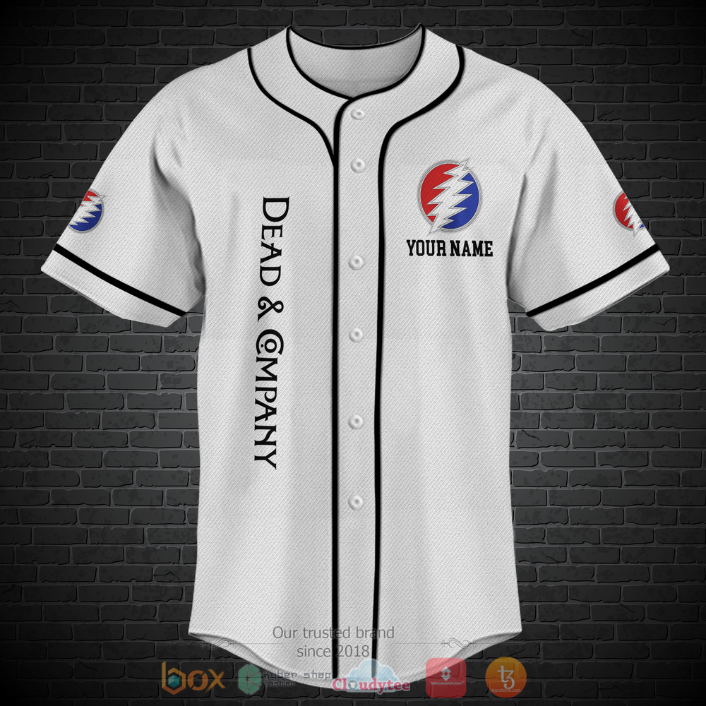 Personalized Dead Company custom baseball jersey shirt 3 Personalized Dead Company custom baseball jersey 1 2