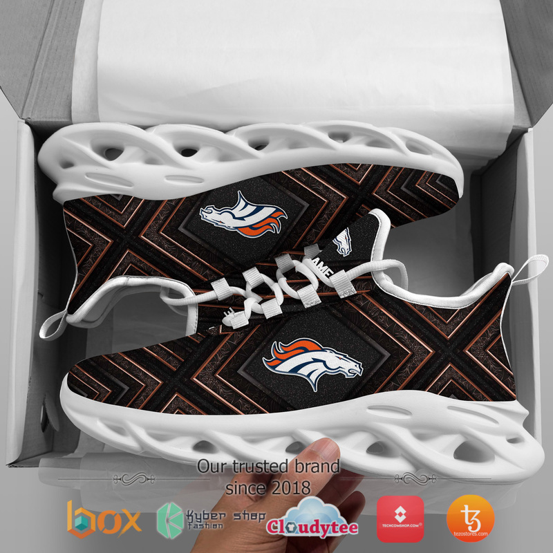 Personalized Denver Broncos Custom Clunky max soul shoes